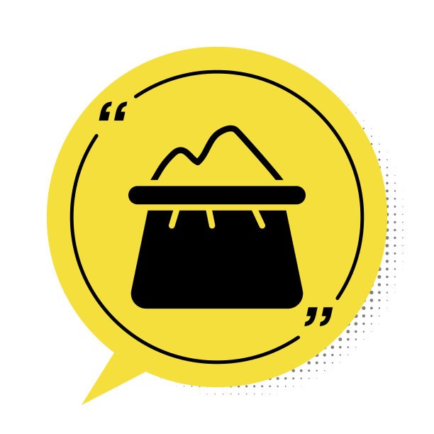 黑色袋装面粉孤立在白色上图片下载