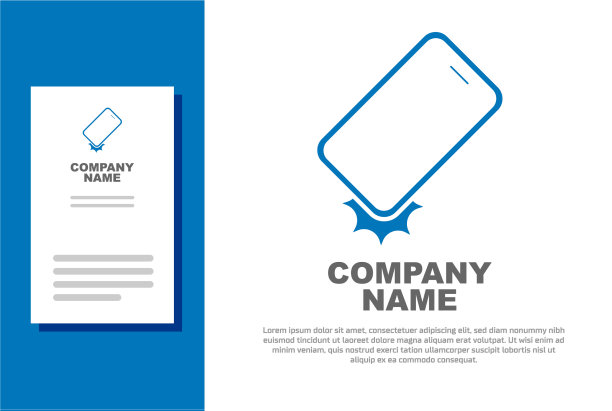 蓝色冲击可推广手机图标隔离图片下载