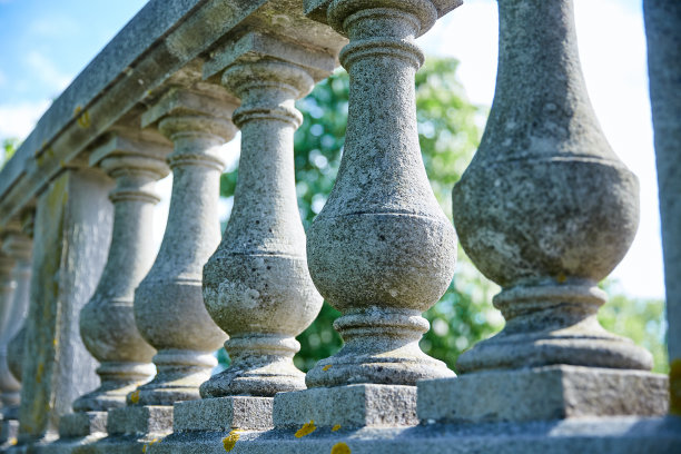 老石栏杆。图片下载