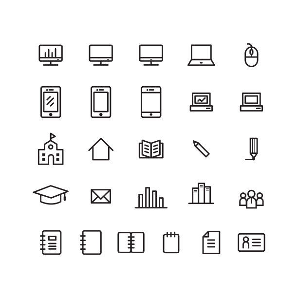 教育和学习图标图片下载