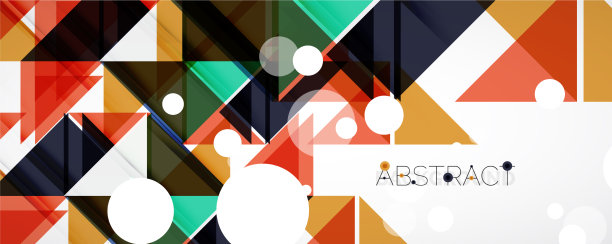 几何抽象背景技术色彩图片下载