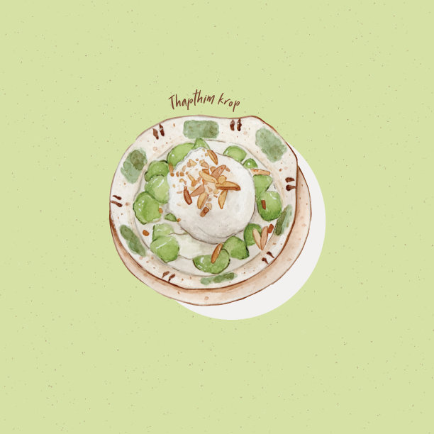 Thapthim krop是最著名的泰国人图片下载