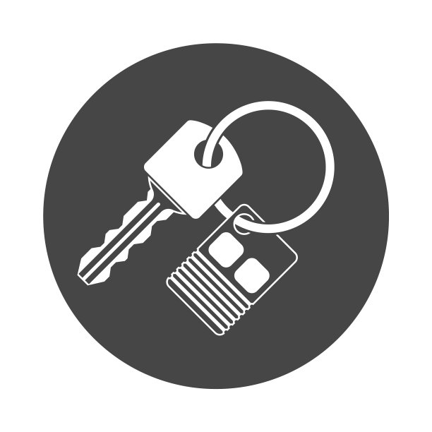 汽车钥匙和钥匙链图片下载