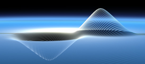 蓝色数字光栅波微结构图片下载