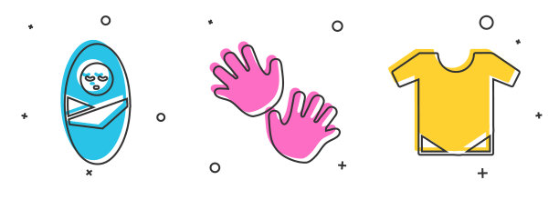 设置新生儿婴儿襁褓手印图片下载