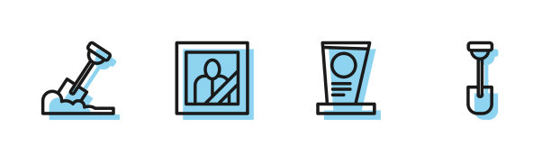 设行坟用墓碑铲在里面图片下载