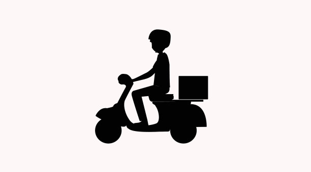 交付摩托车的家伙图片下载