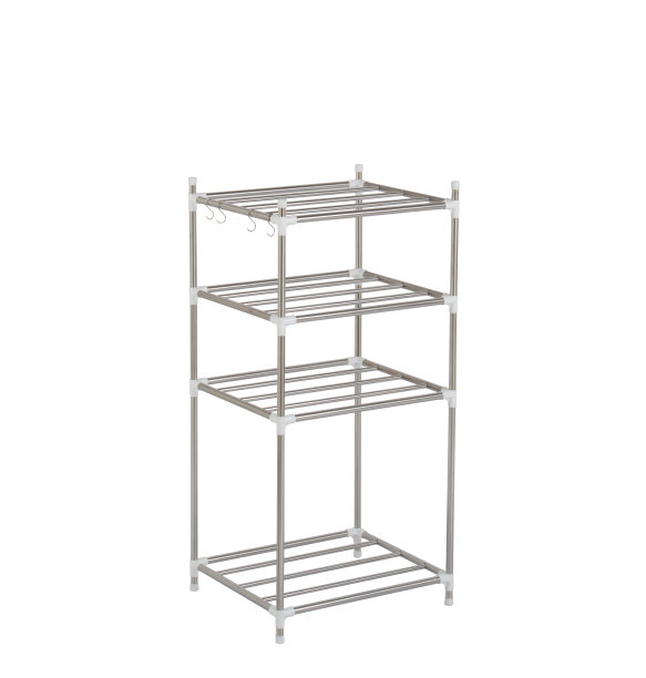 金属架或架子与挂钩隔离在白色图片下载