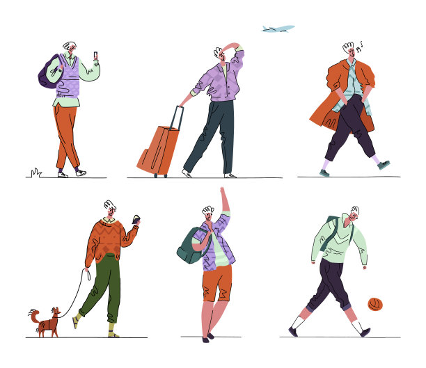 日常生活中固定的人物形象图片下载