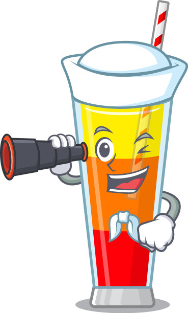 卡通图片龙舌兰日出鸡尾酒图片下载