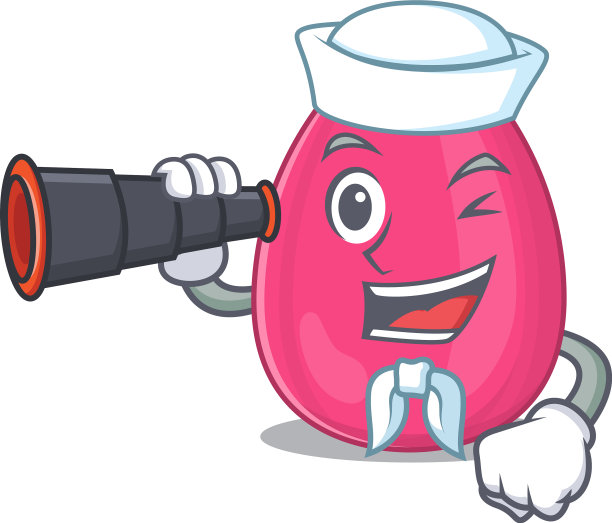 卡通化妆海绵水手与双筒图片下载