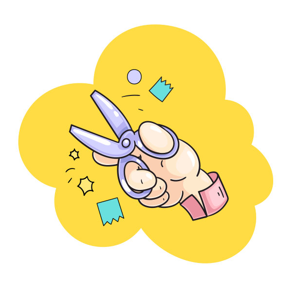 剪刀手图标图片下载