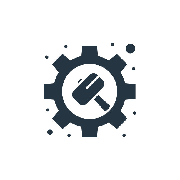 锤图标。字形锤子图标用于网站设计和移动，应用程序开发，打印。锤子图标从填充劳动节收集孤立的白色背景。图片下载