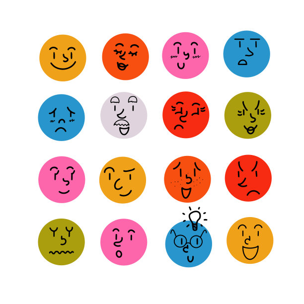 彩色的图标图片下载