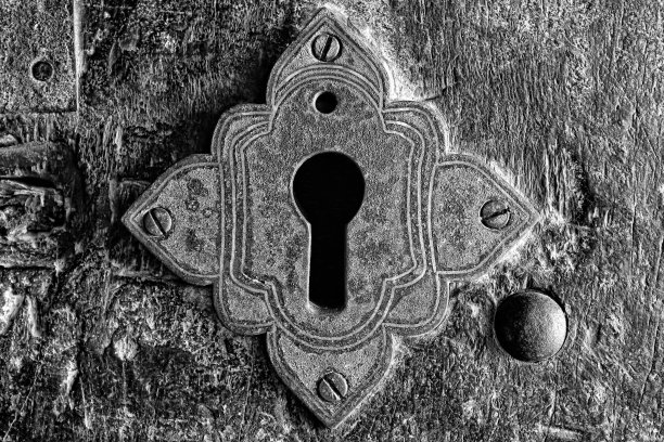 古老的钥匙孔图片下载