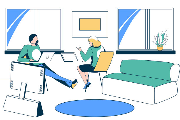 夫妇在家里用笔记本电脑工作图片下载