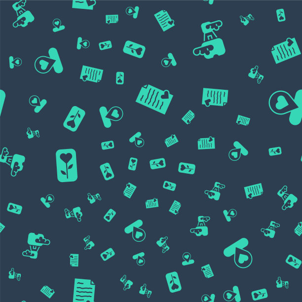 设信封与情人心浪漫热图片下载