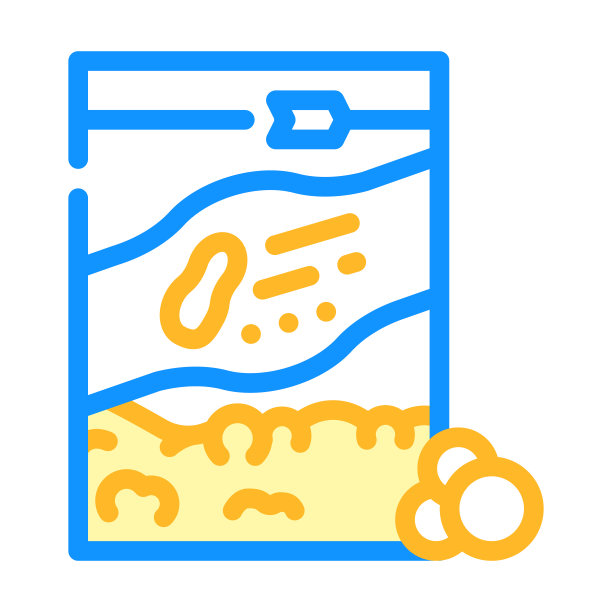 球花生黄油颜色图标矢量插图图片下载