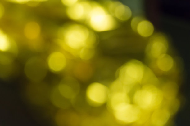 金色和黄色的抽象散景背景图片下载