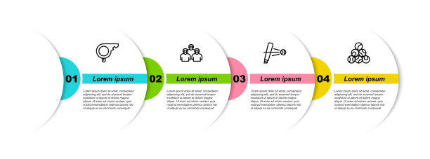 设定线哨，棒球队的球员，棒球棒与和。业务信息模板。向量图片下载
