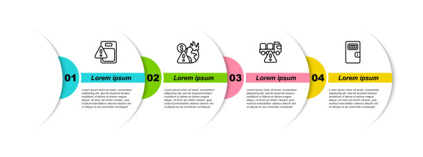 设线全球经济危机，停止运送货车和监狱牢房门。业务信息模板。向量图片下载
