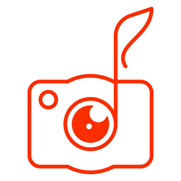 音乐相机图标模板矢量设计孤立图片下载