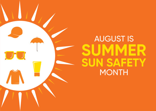 夏季阳光安全月图片下载