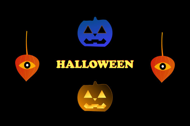 恶魔之光与万圣节图片下载