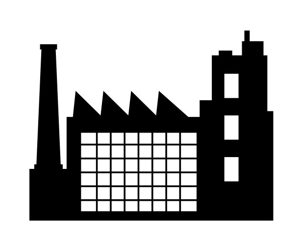 城市剪影物体元素复古的图片下载