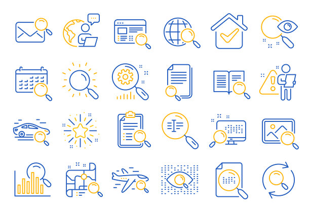 搜索行图标集索引人工图片下载