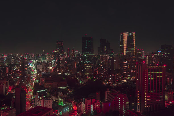 东京的夜景图片下载