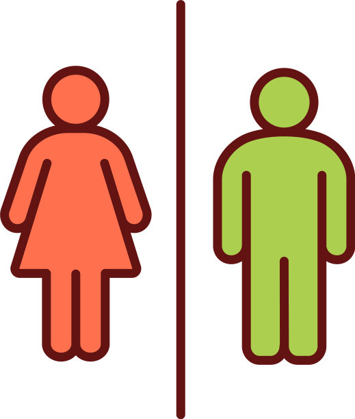 卫生间通道RGB颜色图标图片下载