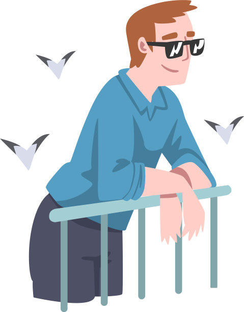 一个富有的富人站在他的图片下载