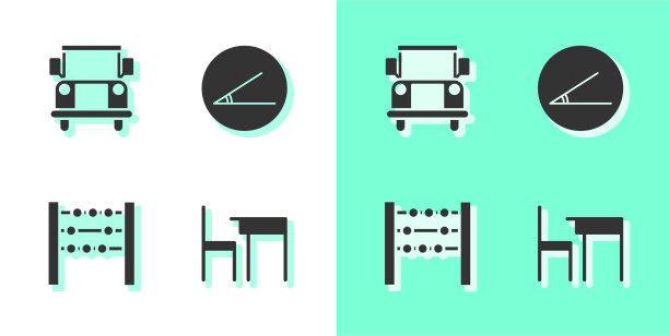 布置课桌椅，公共算盘和算盘图片下载