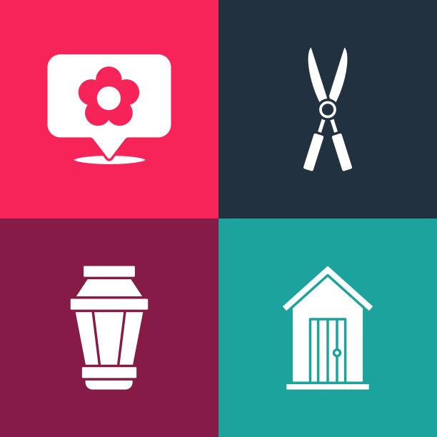 设置波普艺术农家花园灯图片下载