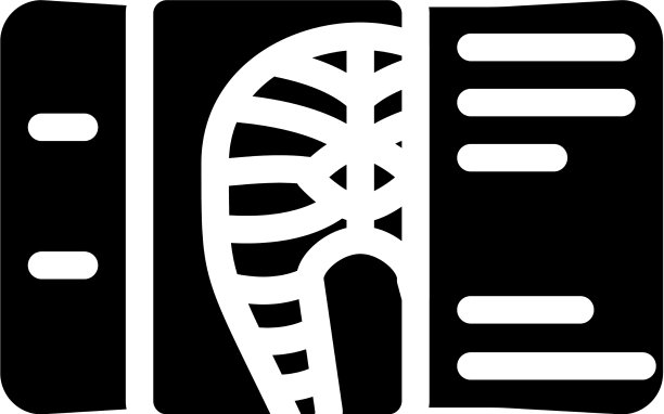 鱼盘航空食品字形图标图片下载