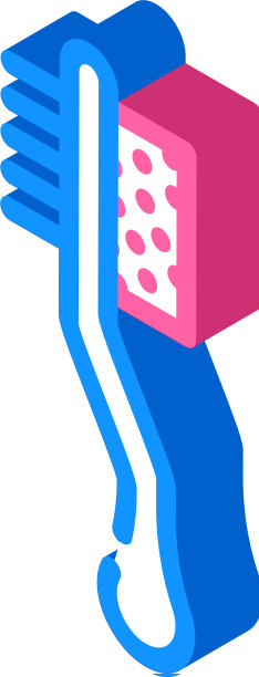 刷和老茧去除等距图标图片下载