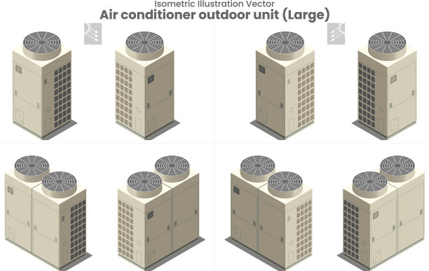 等距大空调器VRF类型3图片下载