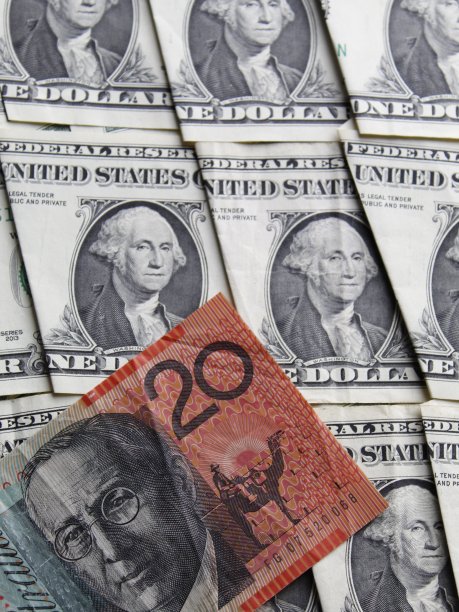 用澳大利亚和美国的货币进行经济和金融图片下载