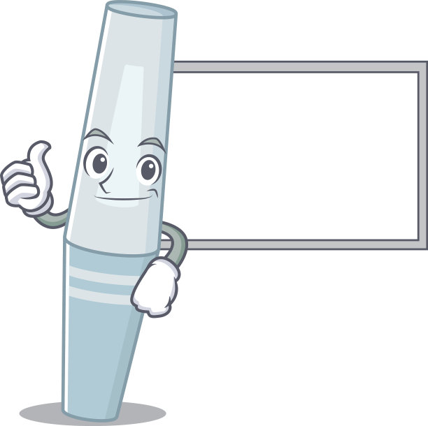 带白板的睫毛膏漫画人物图片下载