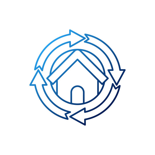 智能家居连接图标Logo设计图片下载