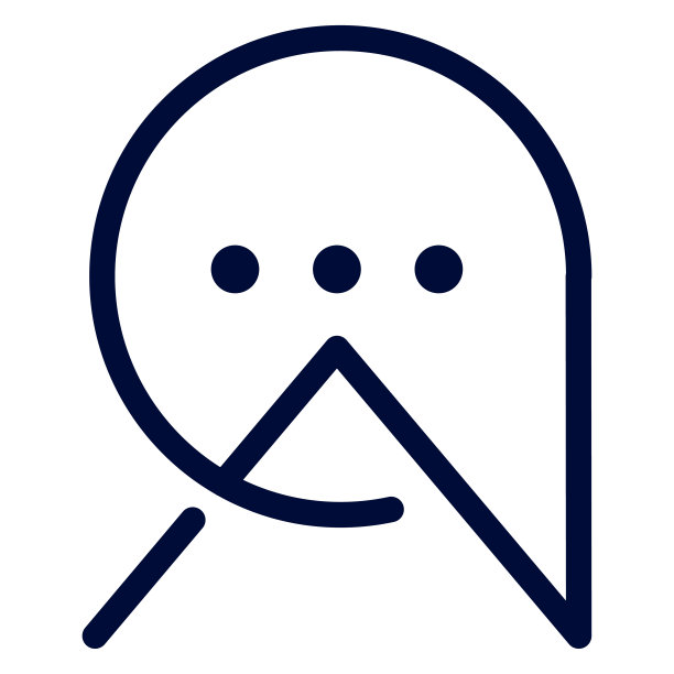 字母A聊天图标模板矢量设计消息图标图片下载