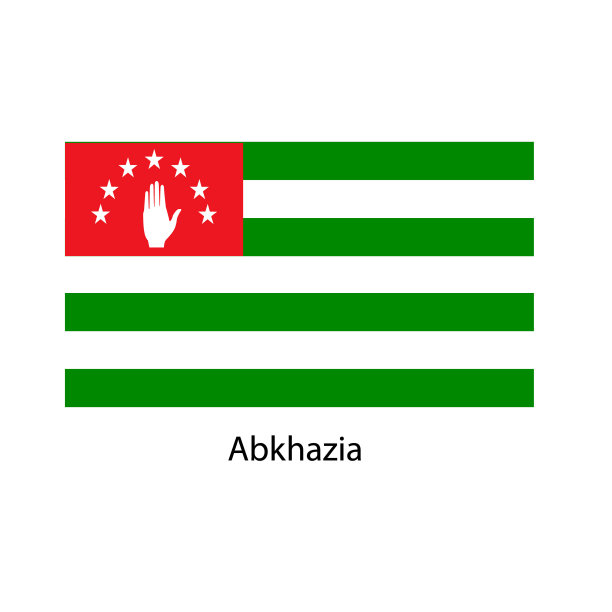 阿布哈兹旗向量图片下载