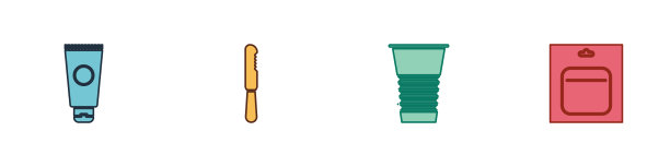 化妆管集霜一次性塑料刀图片下载