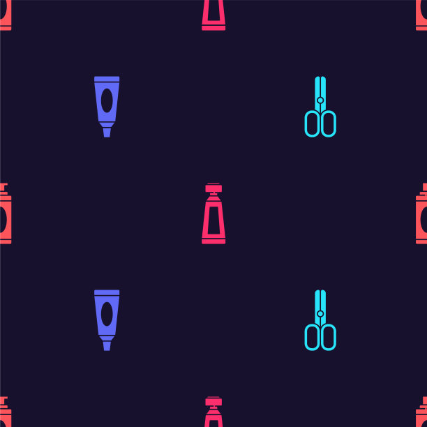 套装剪子，美发师，护肤霜，化妆品图片下载