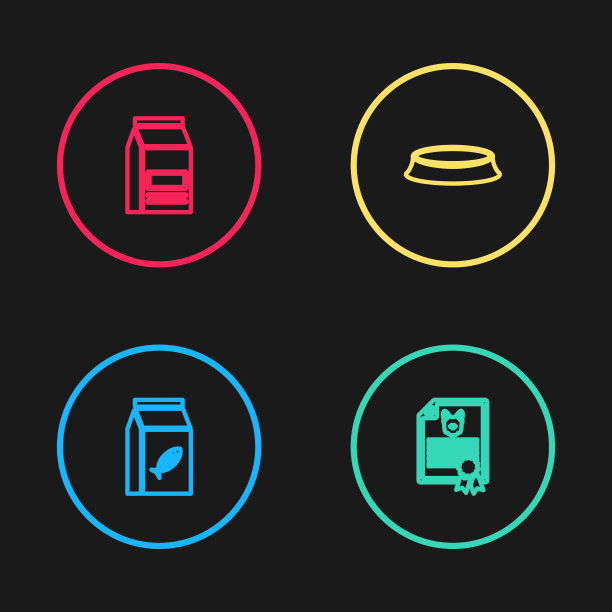 适用于猫证、狗证、宠物等袋装食品图片下载