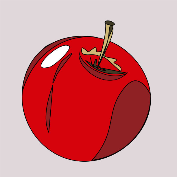 绿色，黄色和红色的苹果，水果素食图片下载