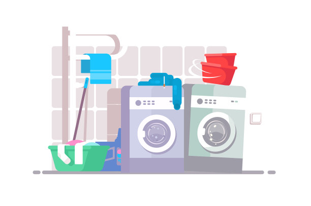 洗衣房室内图片下载