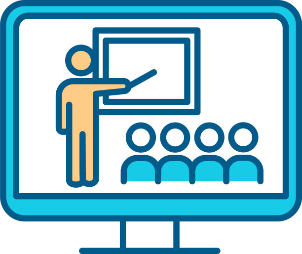 教育电视RGB彩色图标图片下载