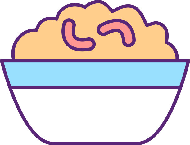 早餐食物RGB颜色图标图片下载